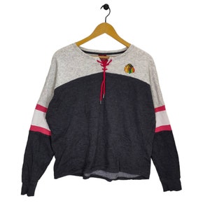 Chicago Blackhawks Jumper, Vintage NHL Sweatshirt, American Sport Team Sweater, NHL Collection, Medium