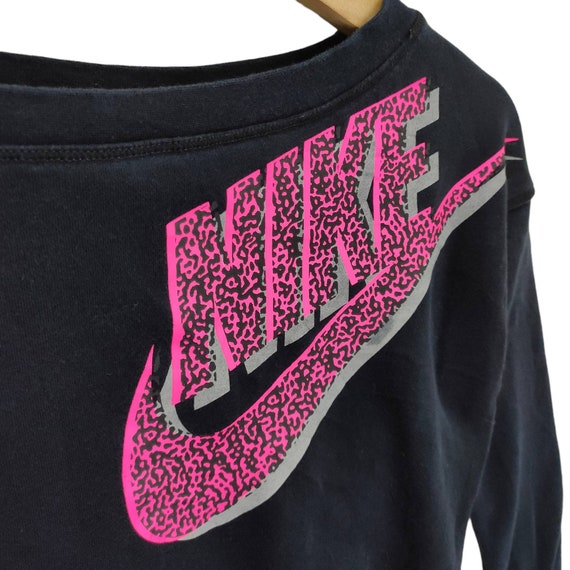 NIKE Crop Sweatshirt Small Vintage Nike Crewneck … - image 5