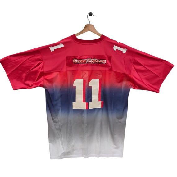 Vtg CXC Jersey Large Vintage Cross Colour Mesh Jersey Hip Hop Rap