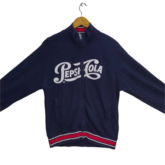 Y2K Pepsi Cola Zipper Small Vintage James & Nicholson Sweater 