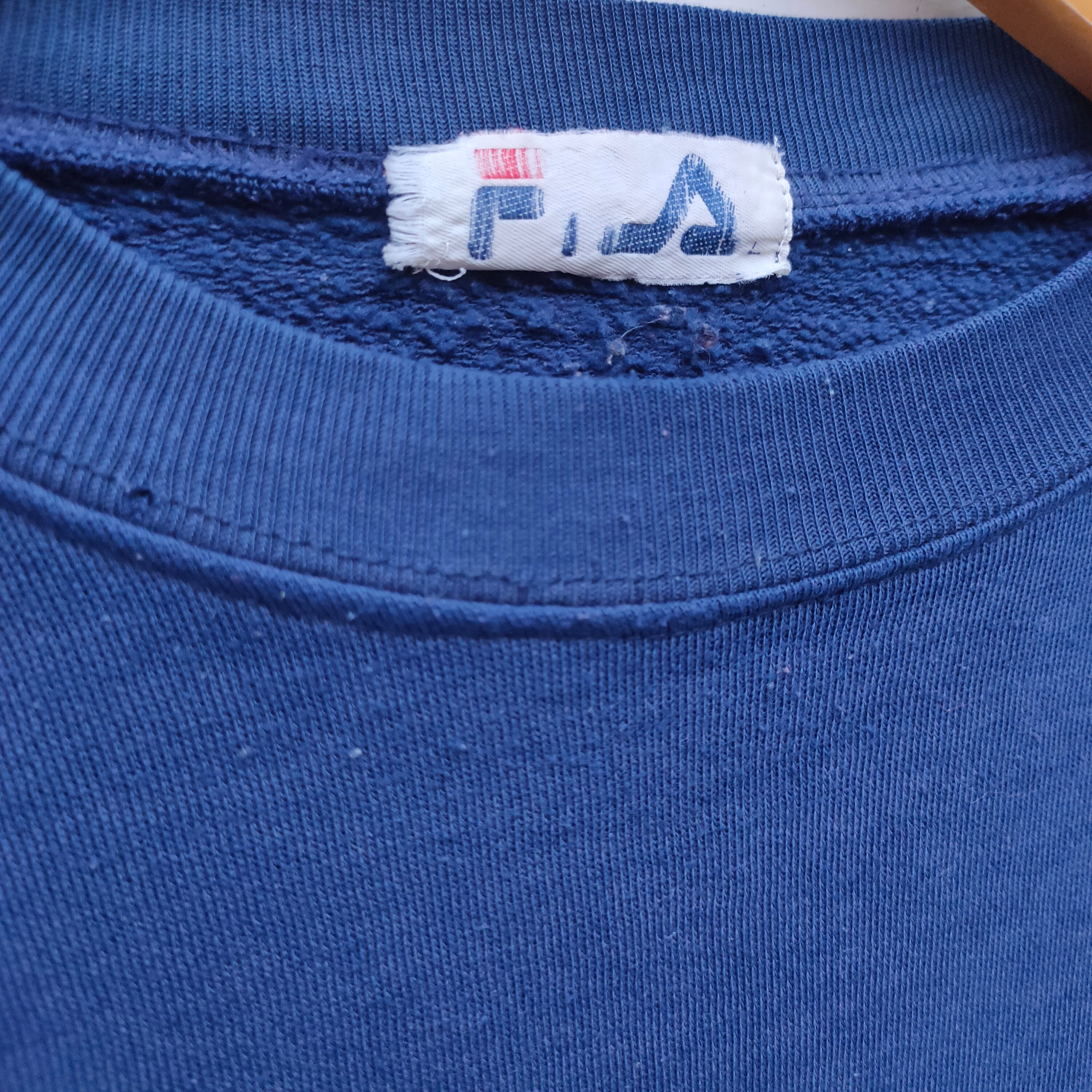 Vtg 80s Fila Crewneck Sweatshirt Large Vintage Fila Embroidery 