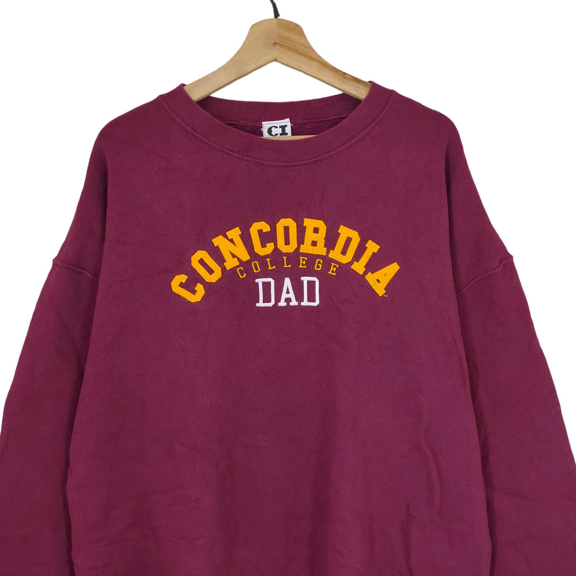 90s Concordia College Sweatshirt Vintage CI Sport Sweater Jumper 
