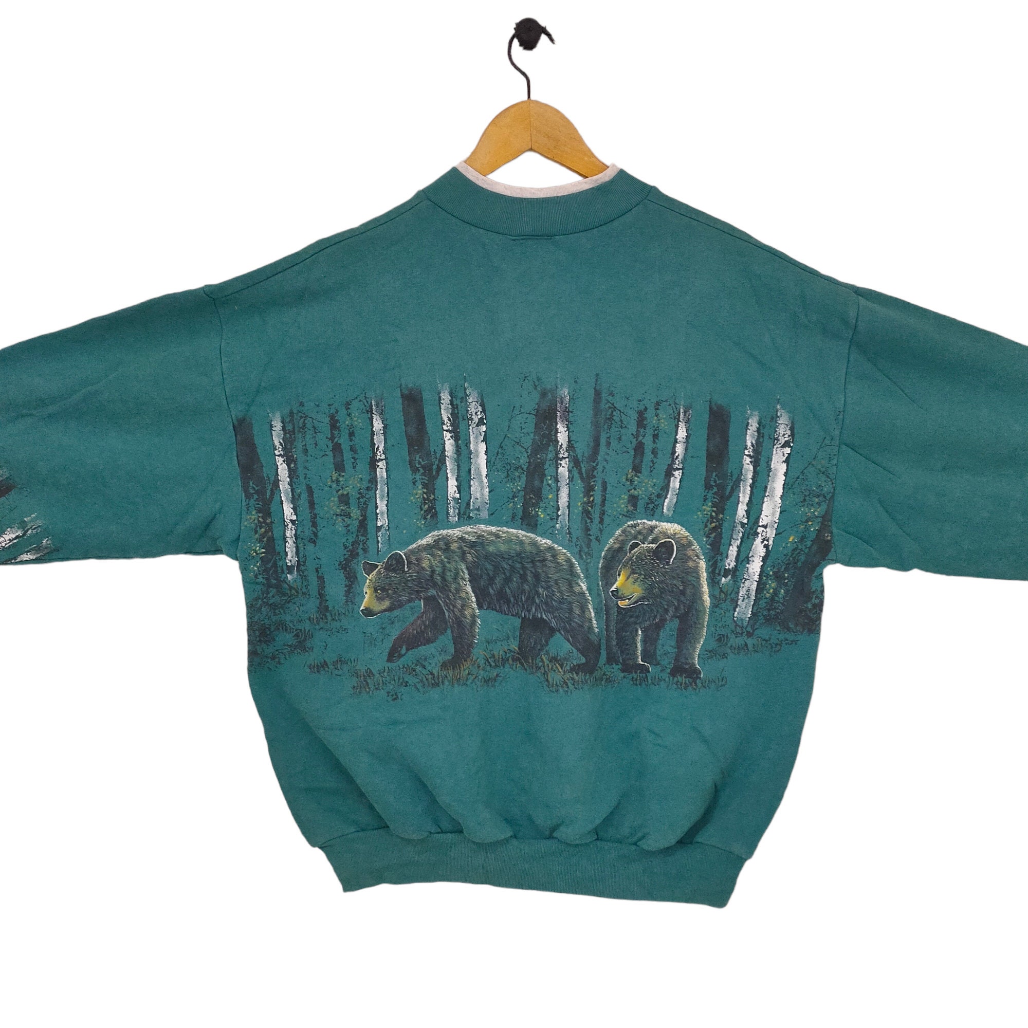 90s ART Unlimited Sportswear Alaska Sweatshirt Large Vintage Etsy