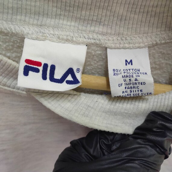 versterking humor Scharnier Vtg 90s Fila Crewneck Sweatshirt Medium Vintage Fila Sweater - Etsy