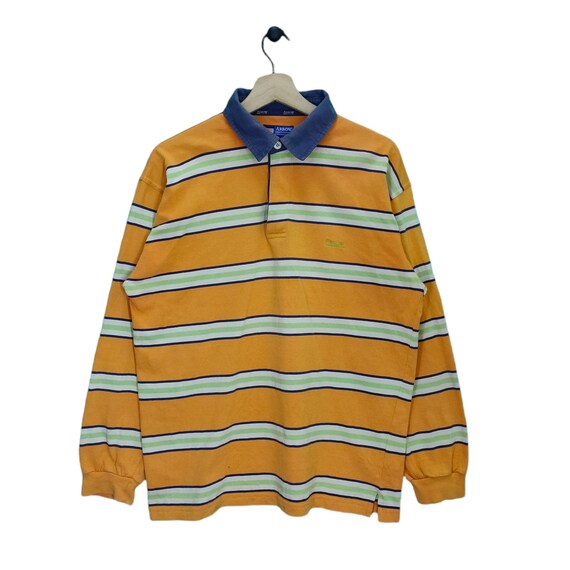 Vtg Arrow, Vintage Rugby Polo Shirt, Stripes Shir… - image 1