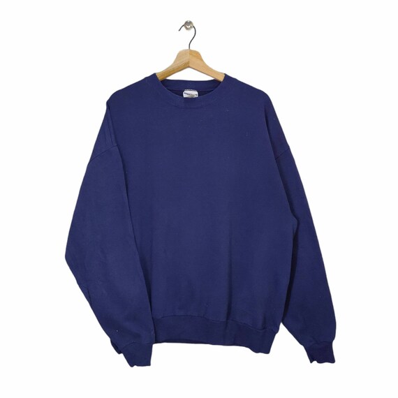 plain blue jumper
