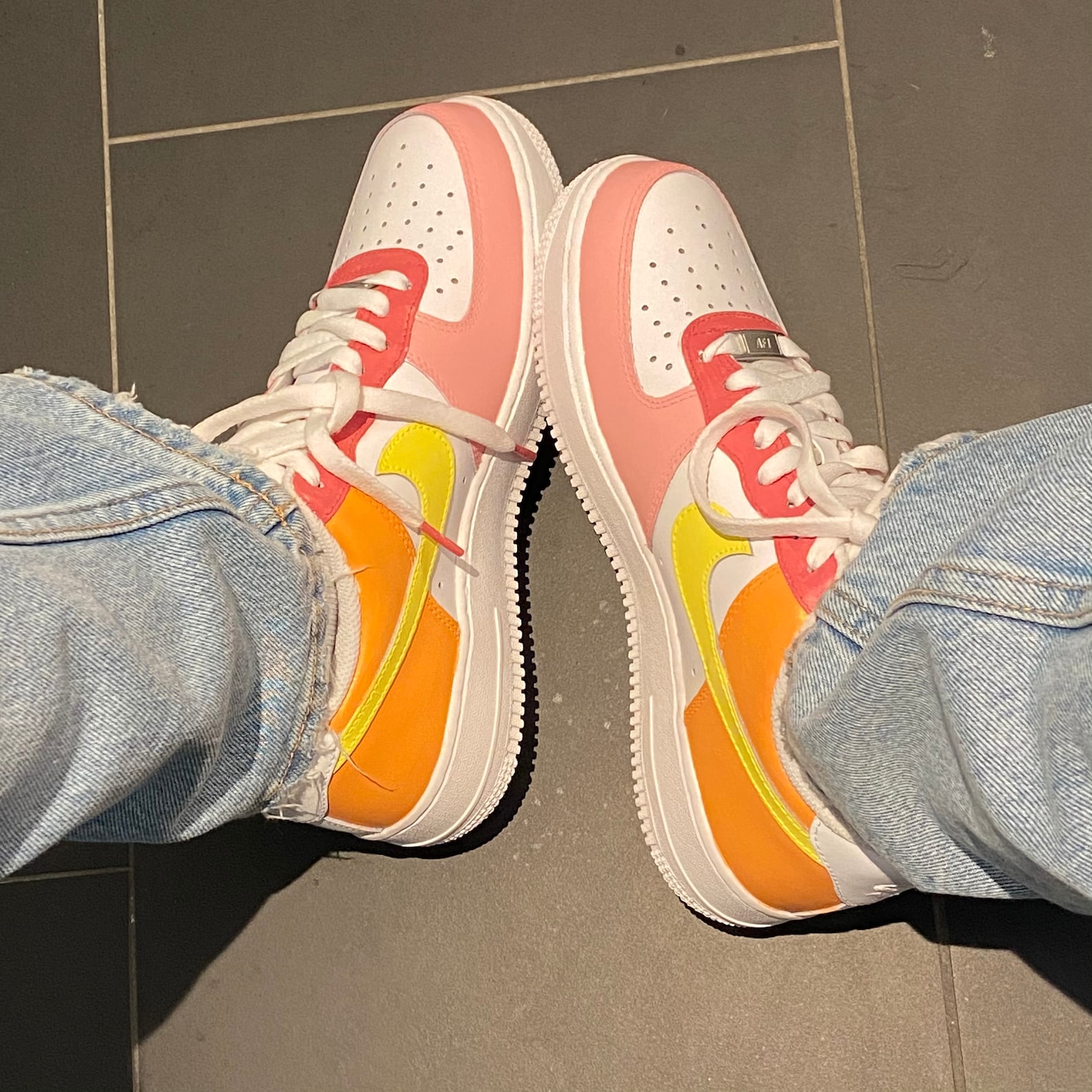 colorblock air force 1
