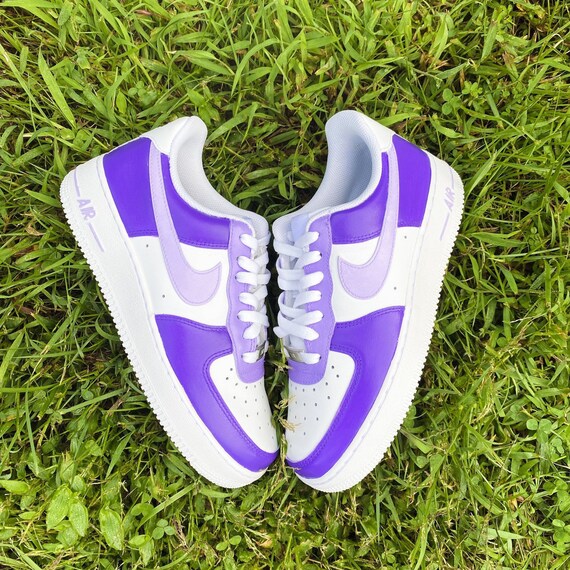 اقرع Colorblock Custom Air Force 1 violet Lavande | Etsy France اقرع اقرع Colorblock Custom Air Force 1 violet Lavande | Etsy France اقرع