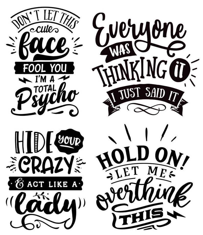 Funny Sayings for Cricut, Laser Etching, Xtool, SVG Files for