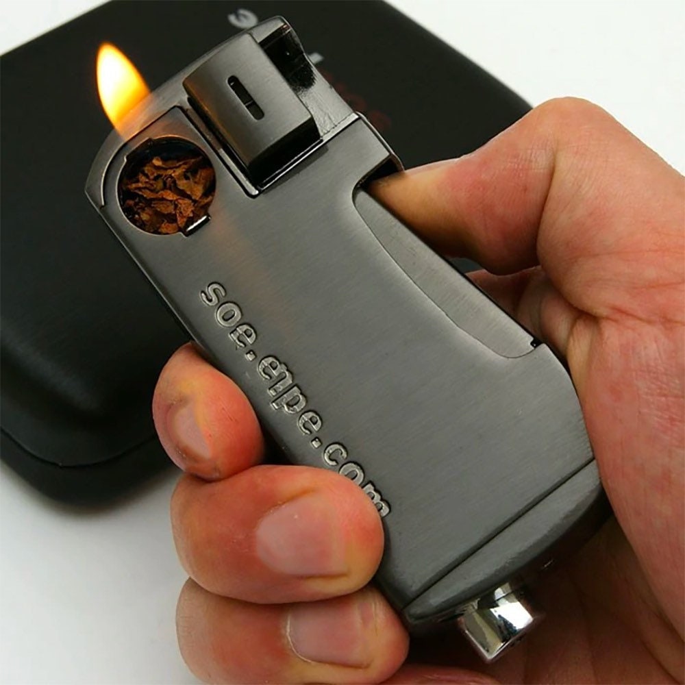 Solopipe The Original Refillable Lighter Adjustable Self Etsy