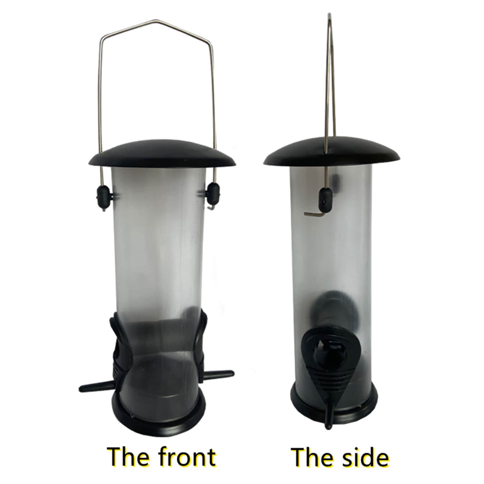 Outdoor bird feeder hanging automatic bird feeder cylinder Etsy