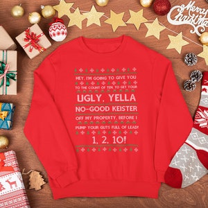 Home Alone - Ugly Christmas Sweater - Christmas Movies - Holiday Sweater - Christmas Sweatshirt - Funny Sweater - Movie Quotes - Sweatshirt