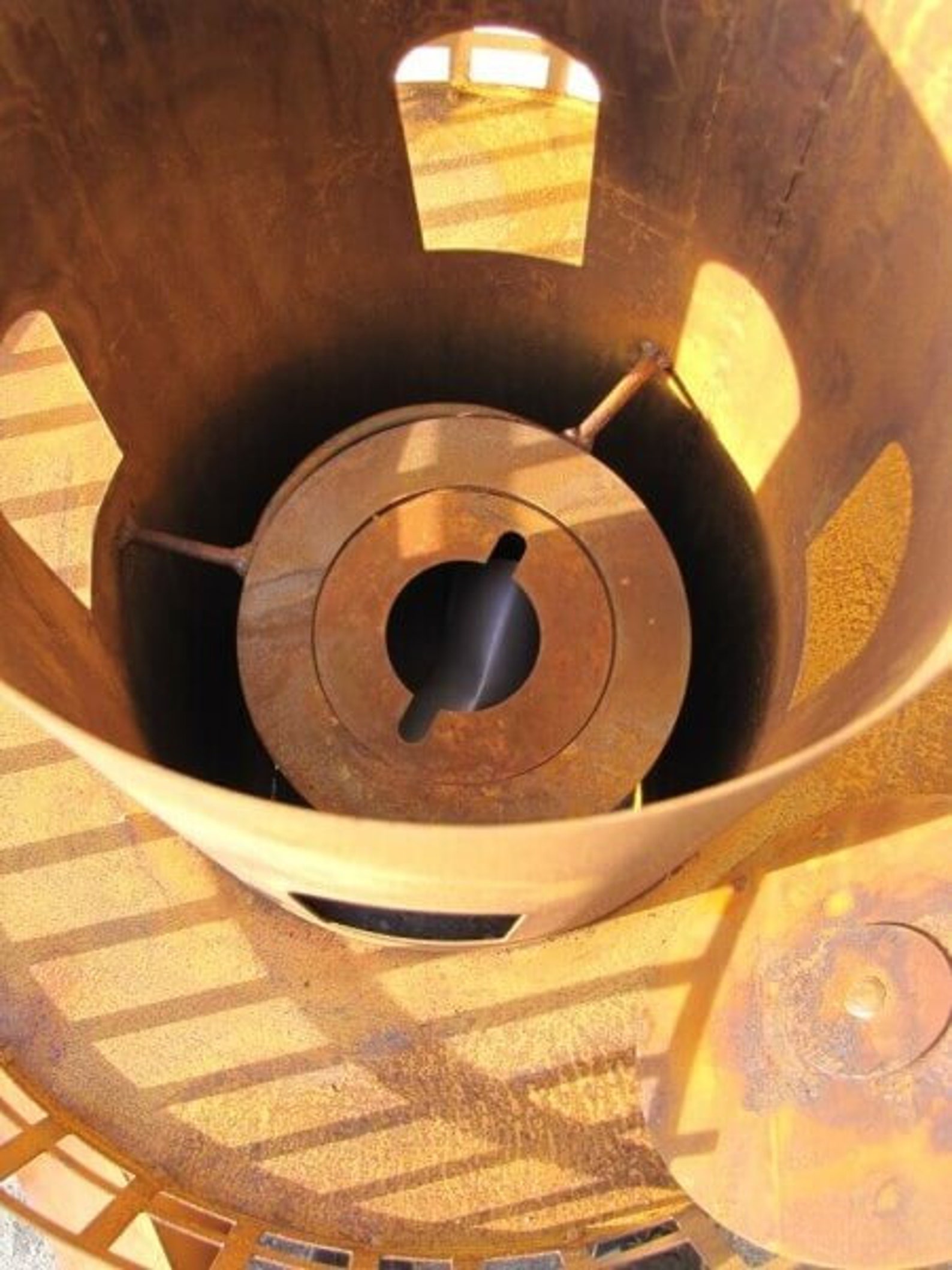 Stainless Steel Deco Column Lighthouse With Fuel Tank Rust Etsy