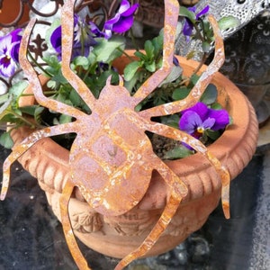 Edelrost Spinne zum Schrauben Gartenko Metall Rostdeko Edelrost Gartendeko