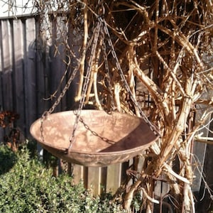 Plant bowl Elias made of metal, for hanging garden decoration plant basket plants flowers