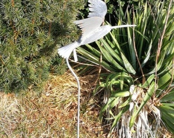 Connecteur de jardin oiseau gris