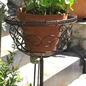 Donnalucata metal basket plant basket garden decoration garden plant basket
