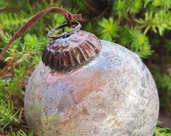 Christbaumkugel Athrios rund, braun-altgold, glänzend Weihnachtskugel Glaskugel Weihnachten Christmas Weihnachtskugel Glaskugel 