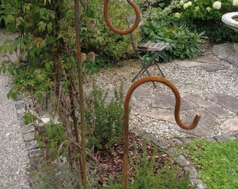 Porte-feu patiné uni, 145 cm décoration de jardin rouille décoration de jardin rouille décoration métal