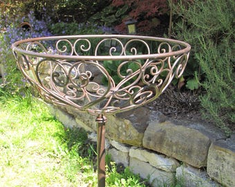 Steckkorb Delia aus Metall Pflanzkorb Gartendeko Garten Pflanzenkorb