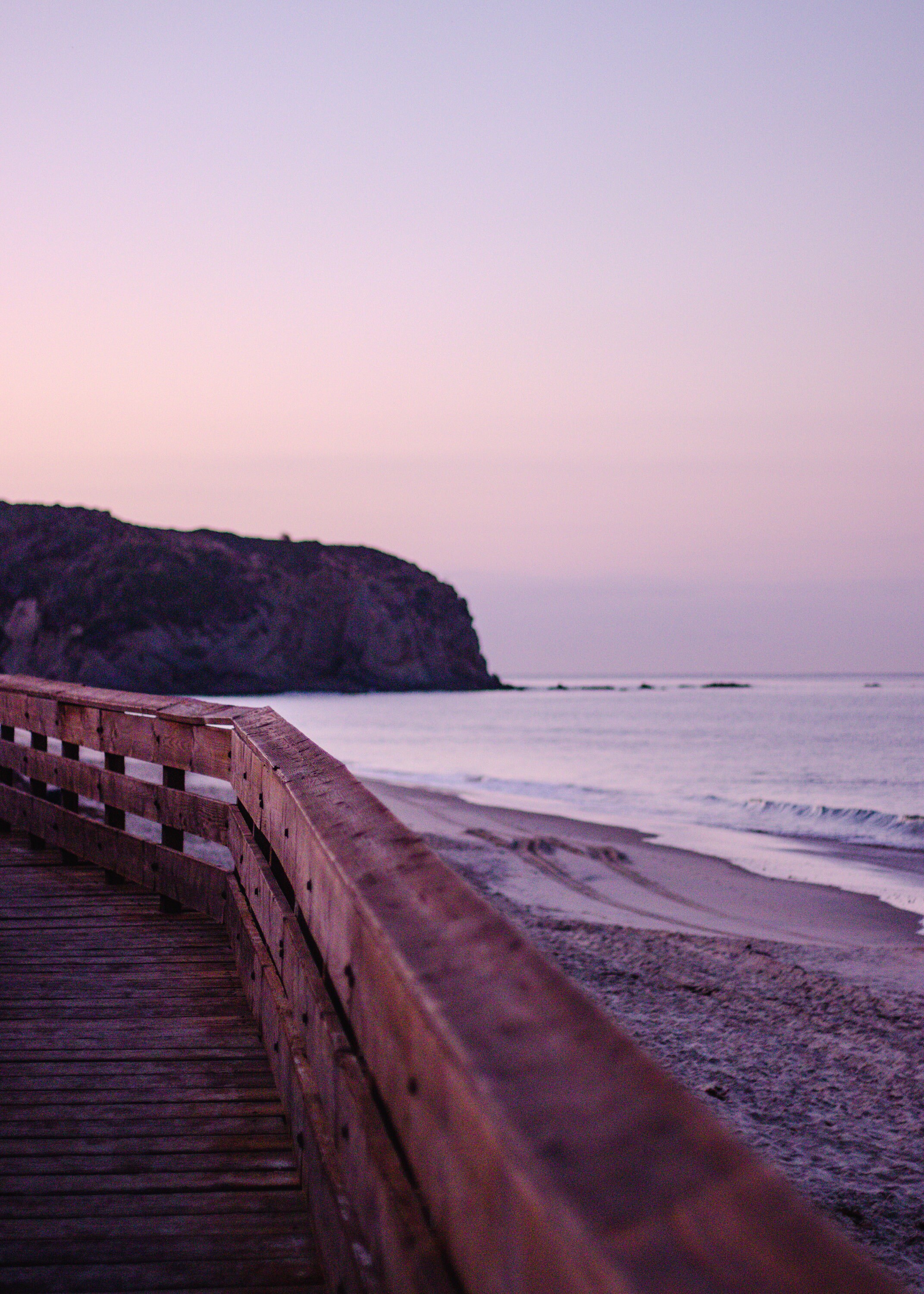 Rose Gold Pink Sunrise Beach Print Serene Coastal Art Etsy