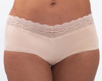 Hiphugger Modal & Lace Leakproof Underwear, Period Panties