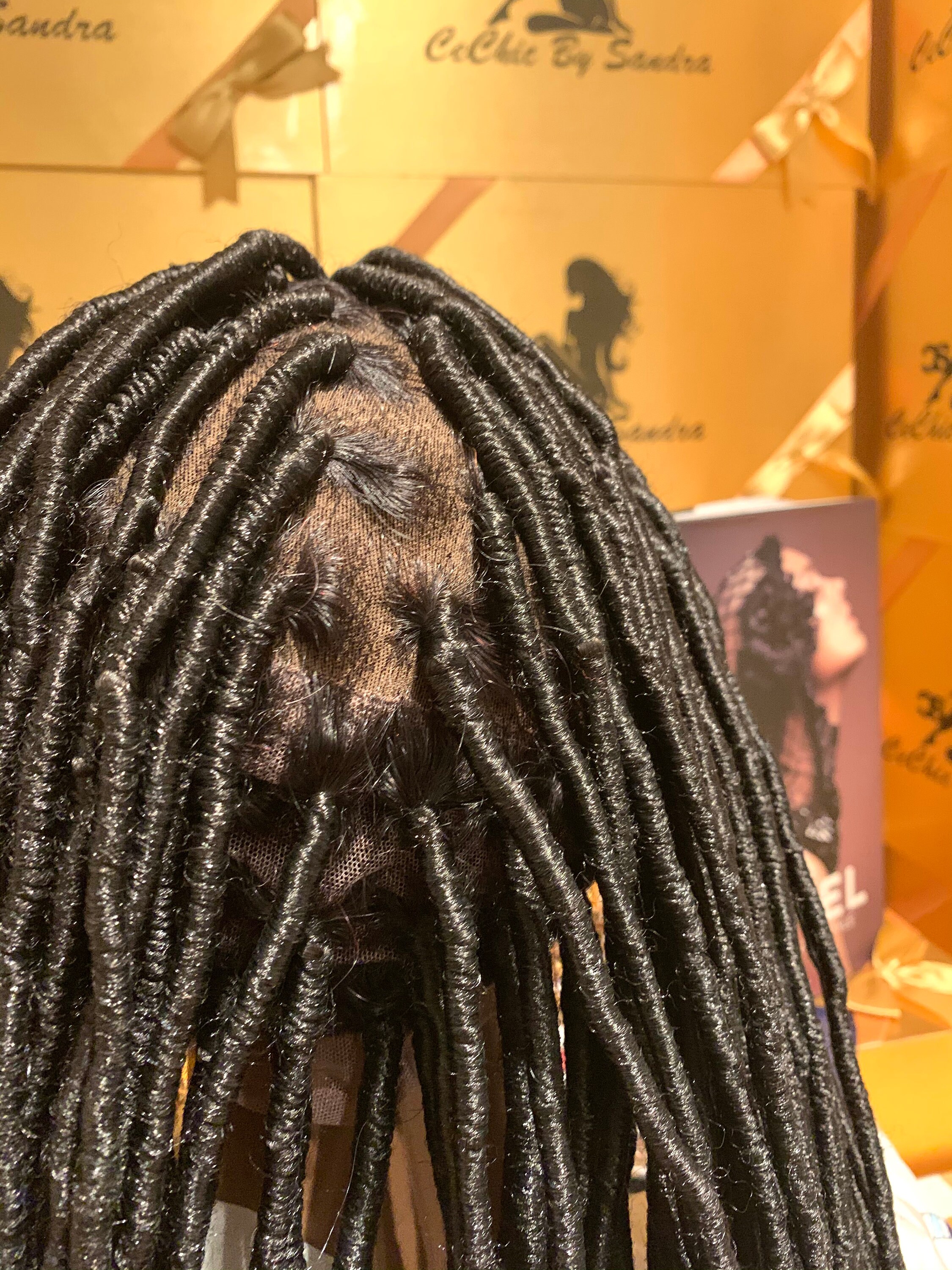 Bohemian Locs Handmade Braided With Natural Hair Wig and Baby Etsy