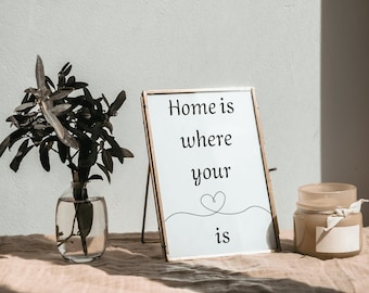 Wall decoration | Wall poster | at home | digital download | black-and-white