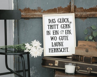 Wall decoration | Wall poster | at home | digital download | black-and-white