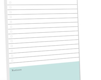 To Do Listen Block | Daily planner for tasks, notes & ideas | DIN A5 To Do Notepad | Appointment planner | Smart