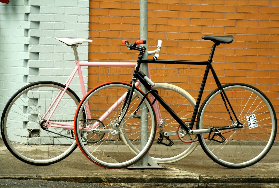 Fixed Gear Touring Bike Cruiser Racer Bike Photography Photographic