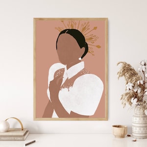 Filipino Art Queen  Feminist Wall Art, Boho female wall art, Filipino Art, Philippines poster, mid century modern wall art, fashion wall art