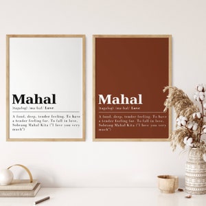 Mahal Lettering Tagalog Design Mahal Love Filipino Art, Printable Quote Wall Art Pdf, Housewarming ...