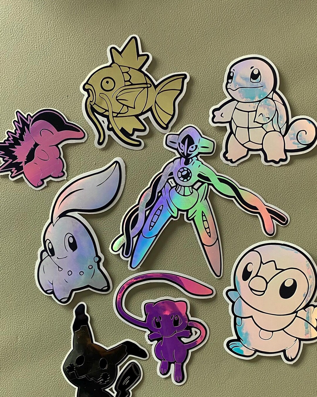 Custom Character Vinyl Decal | Personalized Sticker | Holographic ...