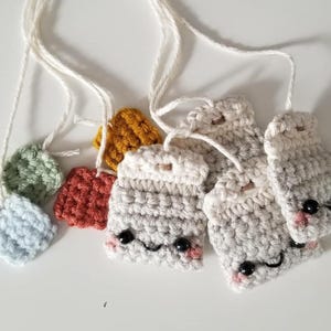 PHYSICAL ITEM Crochet Teabag Bookmark | Custom Teabag
