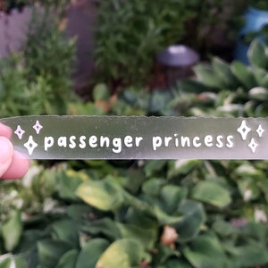 Passenger Princess Car Mirror Decal