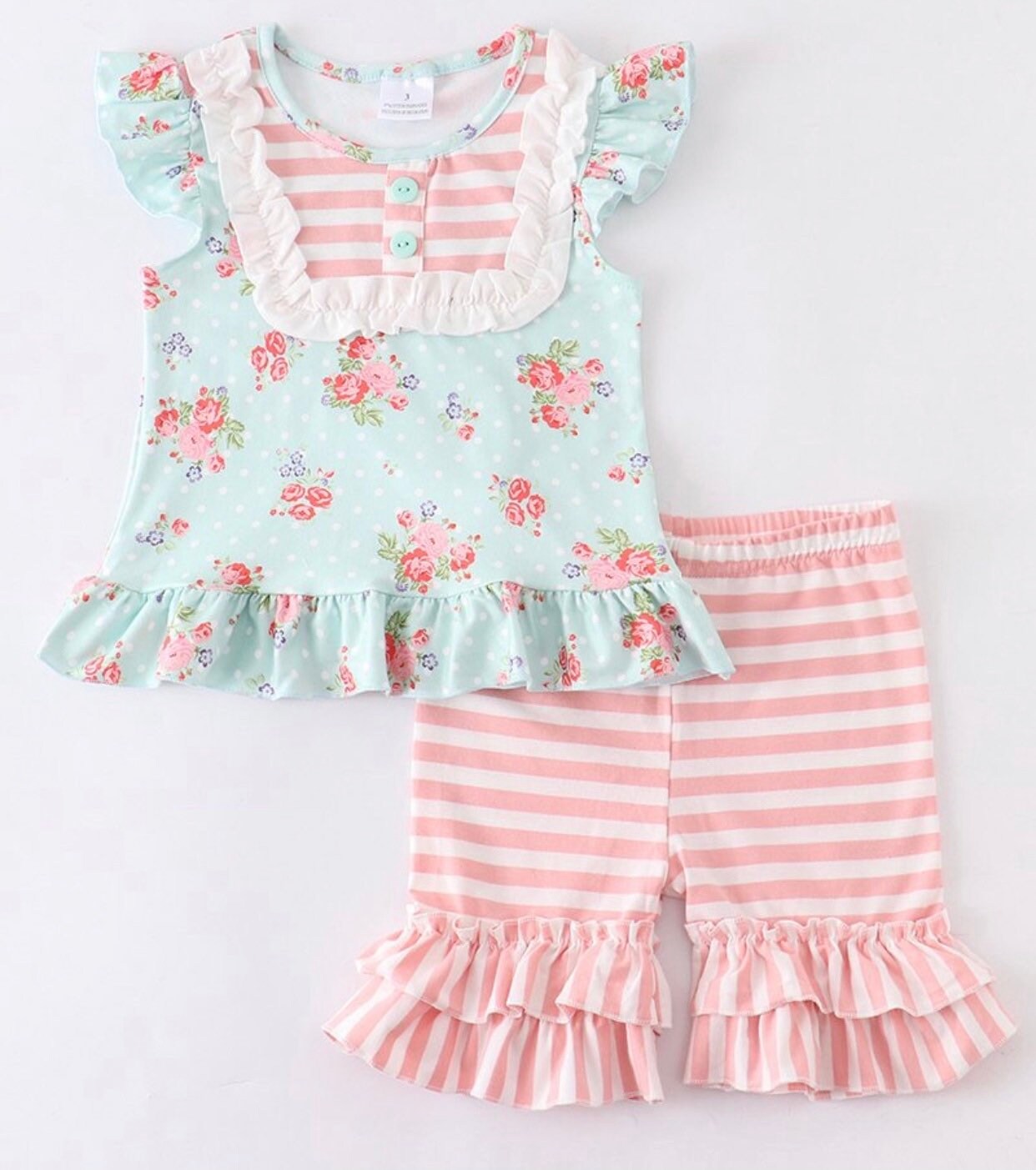 Floral short set Etsy