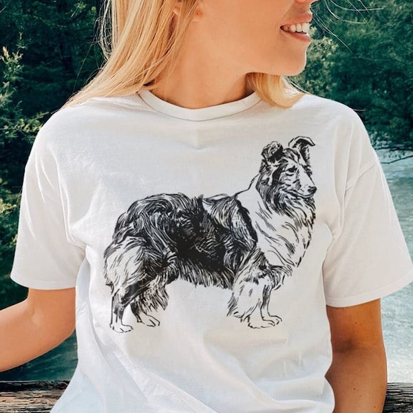 Collie t-shirt / Collie mom gift / Collie dad gift / Rough Collie tee / Dog lover t-shirt / Collie owner gift / Unisex t-shirt