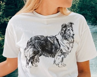 Collie t-shirt / Collie mom gift / Collie dad gift / Rough Collie tee / Dog lover t-shirt / Collie owner gift / Unisex t-shirt
