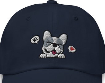 French Bulldog dad hat / Frenchie baseball hat / Frenchie mom gift / Cute Frenchie gift / Funny Frenchie gifts / Dog lover embroidered cap