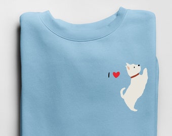 Westie Sweatshirt / Westie Mama / Westie Liebhaber Pullover / Westie Terrier Geschenke / Niedliches West Highland / Terrier Pullover / Westie Besitzer T-Shirt