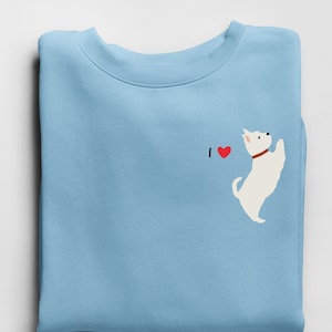 Westie Sweatshirt / Westie Mama / Westie Liebhaber Pullover / Westie Terrier Geschenke / Niedliches West Highland / Terrier Pullover / Westie Besitzer T-Shirt