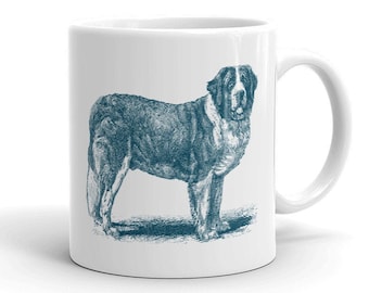 Bernese Mountain vintage drawing coffee mug / Bernese Mountain dog lover gift / Berner mom gift / Berner dad gift / Berner Dog breeds
