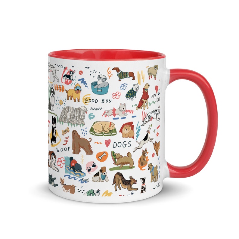 Cute dog mug