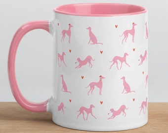 Greyhound mug / Greyhound mom gift / Greyhound dad gift / Greyhound lover gift / Greyhound owner gift / Pet lover gift / Ceramic coffee mug