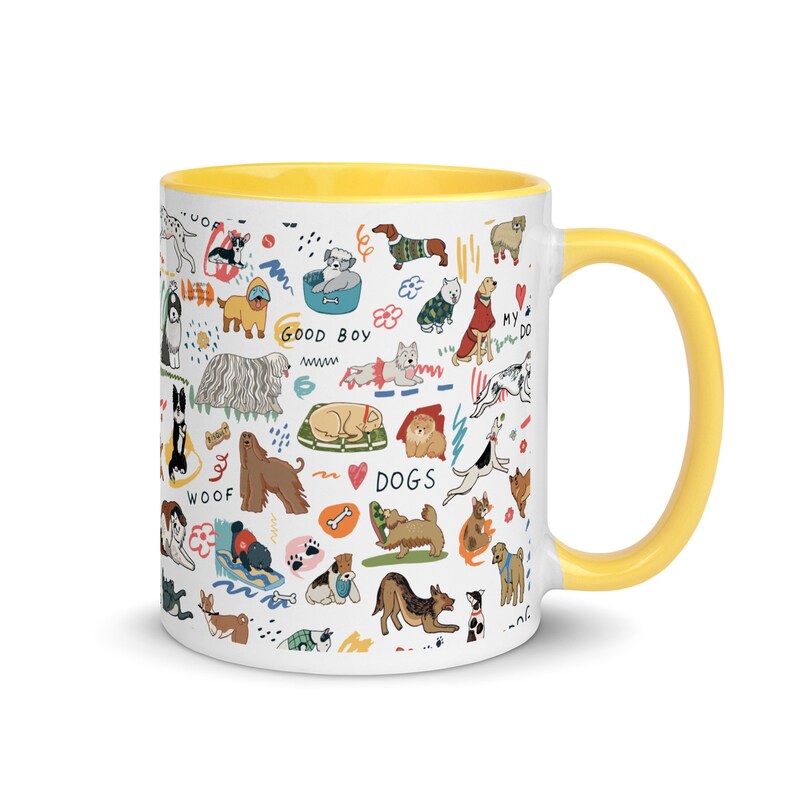 Cute dog mug