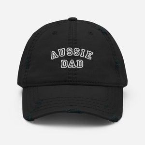Aussie Dad Aussie mom Distressed Hat