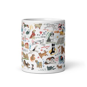 Cute dog mug