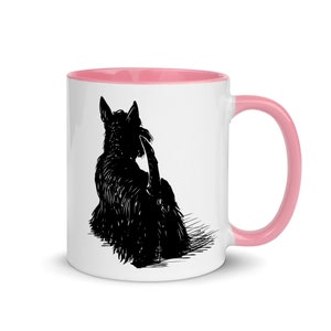 Scottish Terrier mug / Scottie dog gift / Scottish dog gift / Gift for Scottie mom / Scottie dog dad gift / Dog lover mug / Dog owner gift Pink