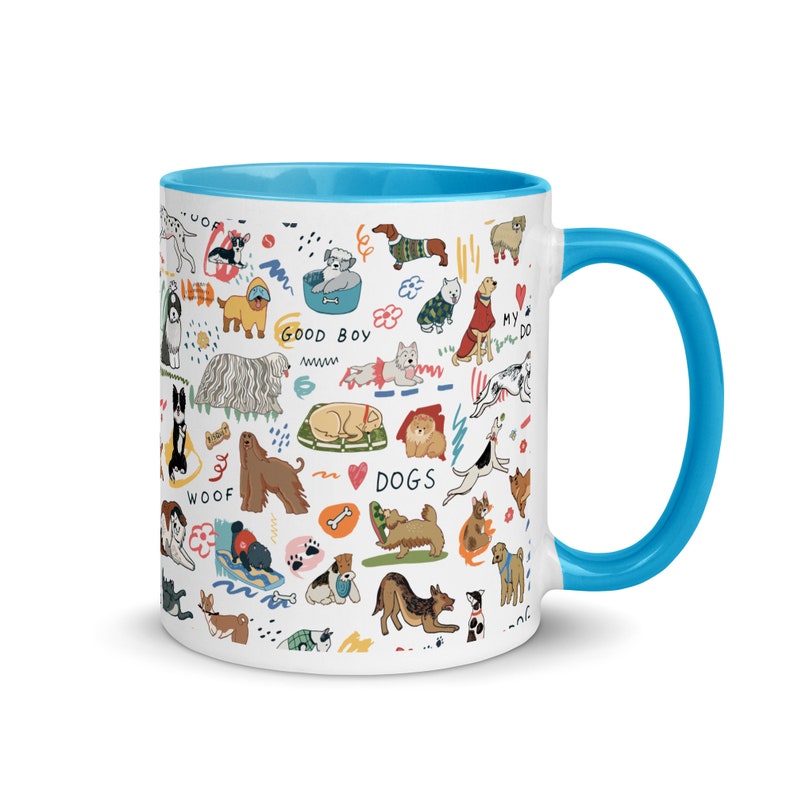 Cute dog mug